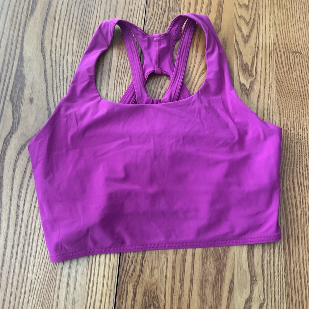 Lululemon Athletica fuschia Racerback Sports Bra